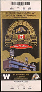 2012 CFL Football Ticket Hamilton Tiger Cats Final Game at Ivor Wynne Stadium