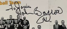 Load image into Gallery viewer, 2007 Tiger-Cats Wall of Honour Joe Zugar Induction Dinner Signed John Barrow CFL
