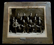 Load image into Gallery viewer, 1901-02 Stanley Cup Champions Montreal Hockey Club M.A.A.A. Team Cabinet Photo
