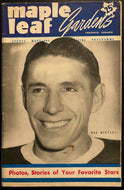 1952 NHL Hockey Vintage Program Toronto Maple Leafs vs Montreal Canadiens MLG