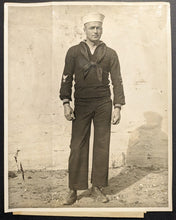 Load image into Gallery viewer, 1918 Arthur Shafer Original Type 1 Photograph Baseball Player Navy Pilot WW1 LOA
