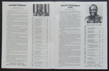 Load image into Gallery viewer, 1988 Boxing Program Battle Of The Champs Caesars Palace Vegas - George Foreman
