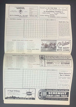 Load image into Gallery viewer, 1958 MLB All Star Baseball Program Memorial Stadium Baltimore Orioles Maryland
