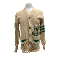 1947 Regina Roughriders Team Issued Players Cardigan Sweater CFL Art McEwan