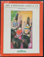 1987 113th Kentucky Derby Program Vintage Magazine Churchill Downs Alysheba