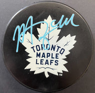 Morgan Rielly Autographed Toronto Maple Leafs Hockey Puck Signed Frameworth COA