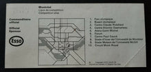 Load image into Gallery viewer, 1976 Montreal Summer Olympics Rowing Ticket Vintage Canada
