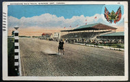 1920 Vintage Windsor's Devonshire Horse Race Track Postcard Postmarked 1932
