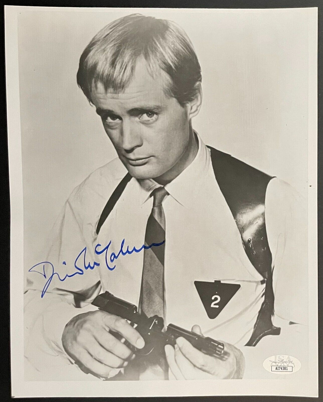 David McCallum Autographed Signed Photo JSA Celebrity The Man From U.N.C.L.E VTG