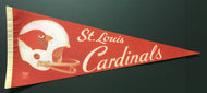 Vintage NFL Football St, Louis Cardinals Pennant Helmet Logo Full Size 29