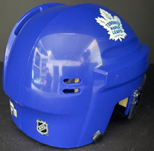Load image into Gallery viewer, Doug Gilmour Autographed Toronto Maple Leafs Mini Helmet Signed NHL Fanatics
