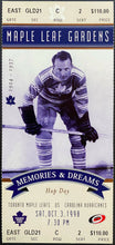 Load image into Gallery viewer, 1998 Maple Leaf Gardens Final Season Full Ticket NHL Toronto Maple Leafs Hap Day
