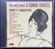 Load image into Gallery viewer, Connie Francis Autographed CD Booklet Signed Country Music CD Included

