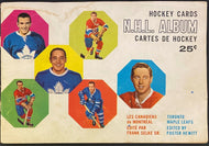 1961-62 NHL Hockey Card Album York Peanut Butter Promotional Album