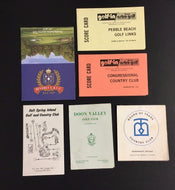 Vintage Golf Score Cards X8 Ontario Clubs Beverly Doon Valley Salt Spring Island