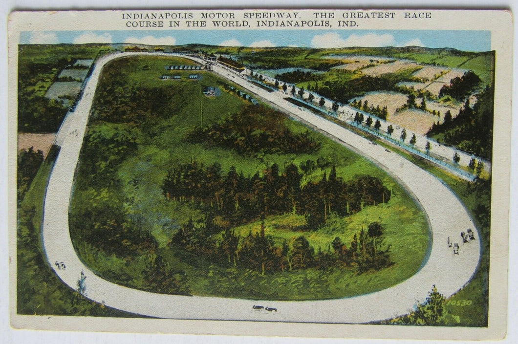 Circa 1910 Indy 500 Postcard Indianapolis Motor Speedway - Greatest Race Course