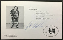 Load image into Gallery viewer, Pat Stapleton + Keith Morris Signed Biography Photo Hockey Sports Radio Auto
