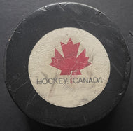 1972 Summit Series Hockey Game Used Puck Soviet Union vs Canada Vintage Rare