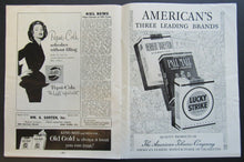 Load image into Gallery viewer, 1954 Chicago Stadium NHL Hockey Program Chicago Blackhawks v Toronto Maple Leafs
