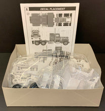Load image into Gallery viewer, Revell Peterbilt 359 Conventional Tractor Plastic Model Kit 1:25 Scale Opened
