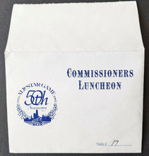 Load image into Gallery viewer, 1983 MLB All Star Game Commissioner's Lunch Invite + 50th Anniversary Pins VTG
