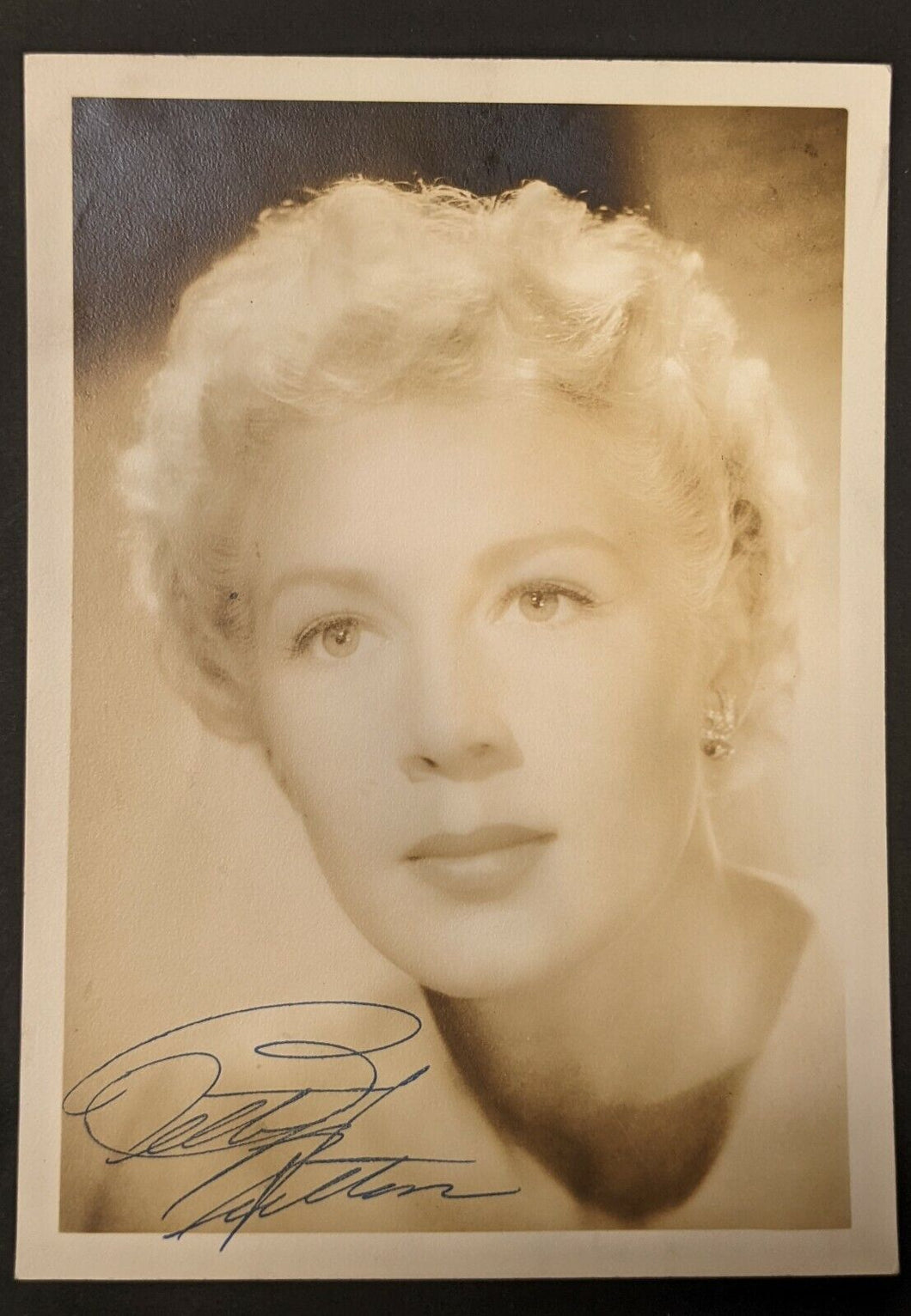 Betty Hutton Type 1 Autographed Signed Photo Actress Movies Vintage