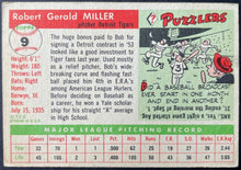 Load image into Gallery viewer, 1955 Topps Baseball #9 Bob Miller Detroit Tigers Vintage MLB Sports Card
