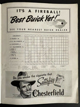 Load image into Gallery viewer, 1940 MLB Baseball World Series Program Detroit Tigers vs Cincinnati Reds Vintage
