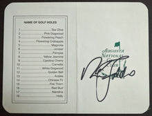 Load image into Gallery viewer, Masters Golf Champion Nick Faldo Autographed Signed Scorecard 1993 Issued
