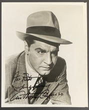 Load image into Gallery viewer, Anthony Caruso Actor Autographed Photo Signed + Inscribed Jonny Apollo Zorro
