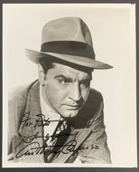 Anthony Caruso Actor Autographed Photo Signed + Inscribed Jonny Apollo Zorro