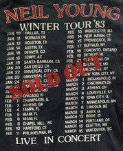 Load image into Gallery viewer, Neil Young A Special Program Of Music 1983 Winter Concert Tour Baseball Shirt
