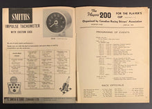 Load image into Gallery viewer, 1964 Mosport Players 200 Formula Race Program Bruce McLaren Wins Vintage
