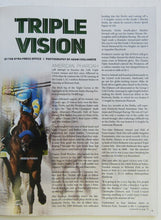 Load image into Gallery viewer, 2015 147th Belmont Stakes American Pharoah Pictured Triple Crown Winner Program
