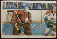 Load image into Gallery viewer, c1973 Scotiabank Hockey College Booklet Ambassadors NHL HOFers Howe + Beliveau
