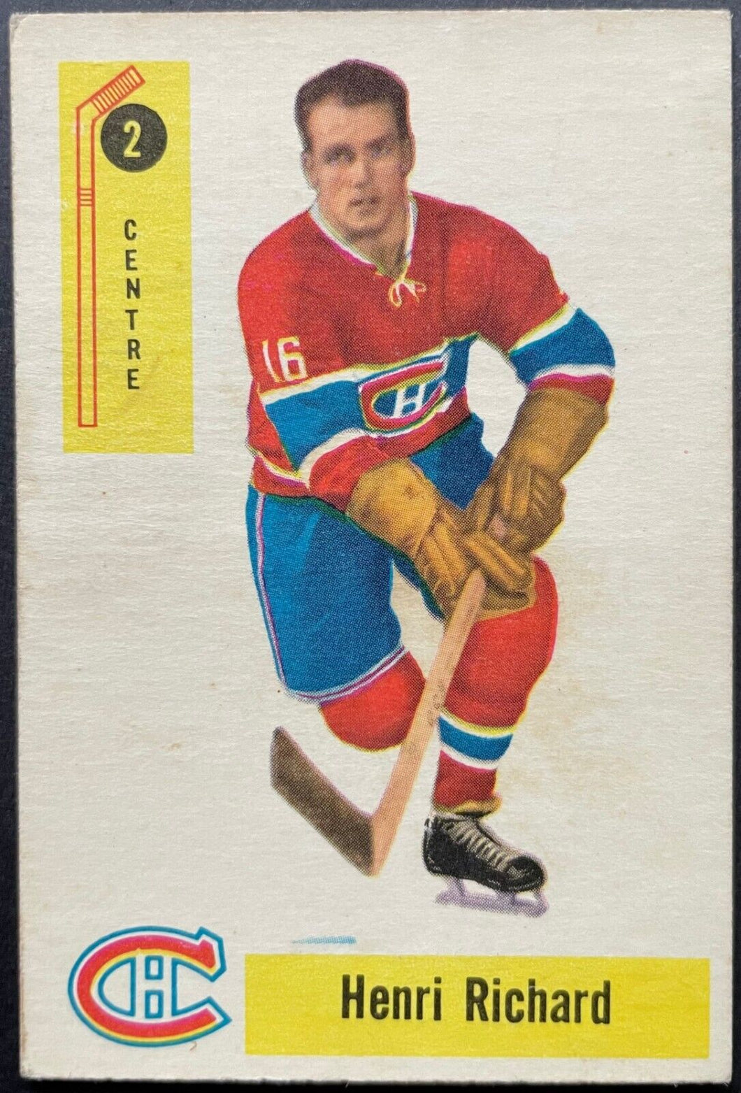 1958-59 Parkhurst Hockey Henri Richard #2 Montreal Canadiens Vintage NHL