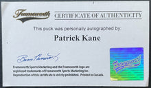 Load image into Gallery viewer, Patrick Kane Autographed American Team USA Hockey Puck Signed Frameworth COA
