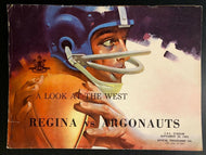 1965 CFL Football Vtg Program Saskatchewan Roughriders v Toronto Argonauts CNE