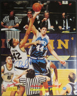 1995 Signature Rookies #28 Autographed By Duke Blue Devils Cherokee Parks NCAA