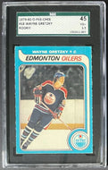 1979-80 O-Pee-Chee #18 Wayne Gretzky Rookie Card NHL Hockey RC Oilers SGC 3.5 VG