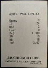 Load image into Gallery viewer, Al Epperly 1976 TCMA Autographed Baseball Card Signed MLB Chicago Cubs NL Champs
