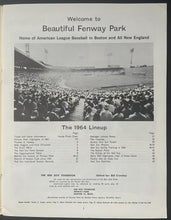 Load image into Gallery viewer, 1964 MLB Baseball Boston Red Sox Official Season Yearbook + Pesky Insert Photo
