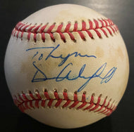 Dave Winfield Signed Bobby Brown Baseball Autographed MLB New York Yankees JSA