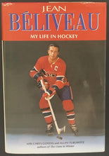 Load image into Gallery viewer, 1994 Jean Beliveau Autographed Hardcover Signed Book Montreal Canadiens NHL HOF
