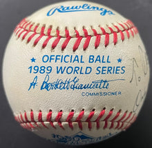 Load image into Gallery viewer, Al Clark Autographed Signed 1989 World Series Major League Rawlings Baseball
