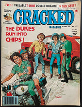 Load image into Gallery viewer, 1980 Cracked Magazine Dukes Run Into Chips Featured Cover October Issue Vintage
