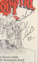 Load image into Gallery viewer, 1989 Carisle Country Campout Concert Program Carl Perkins Signed Auto Cover JSA
