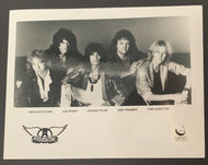 Aerosmith Publicity Photograph Geffen Records Vintage Music Rock & Roll Promo