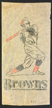 Load image into Gallery viewer, 1940's St Louis Browns Baseball MLB Transfer Decal Sticker Rare Vintage Logo
