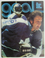 1976 Madison Square Garden NHL Program Signed By Rod Seiling Toronto vs New York